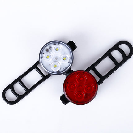 Luces LED bicicleta con carga USB y resistencia al agua
