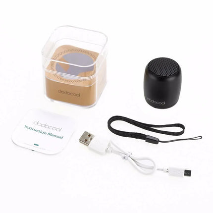 dodocool Loudspeaker Bluetooth Speaker Portable Stereo Handsfree Music Square Box Mini Wireless Speaker for Compute Phone PC - tugranalmacen.com