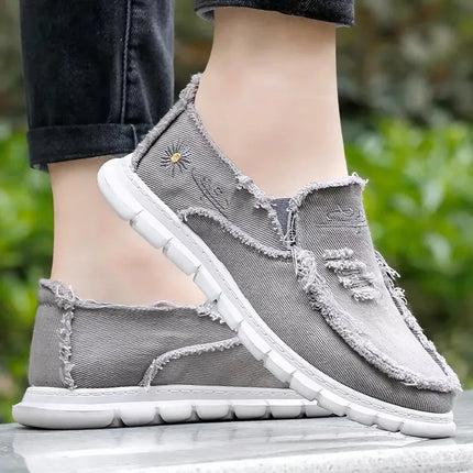 Zapatos planos sin cordones con punta redonda y bordados f.seo - tugranalmacen.com
