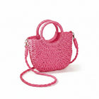 Bolso de mujer de tejido ratan en color negro