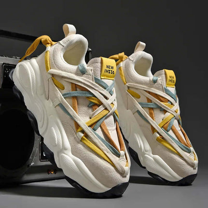 Zapatillas deportivas chunky multicolor para hombre New Ishta