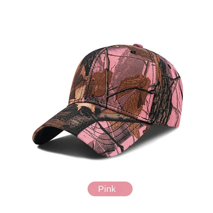 Gorra de béisbol de camuflaje para hombre con ala ancha, protección solar para exteriores, ajustable. - tugranalmacen.com
