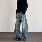 Pantalones vaqueros retro hombre estilo Vintage