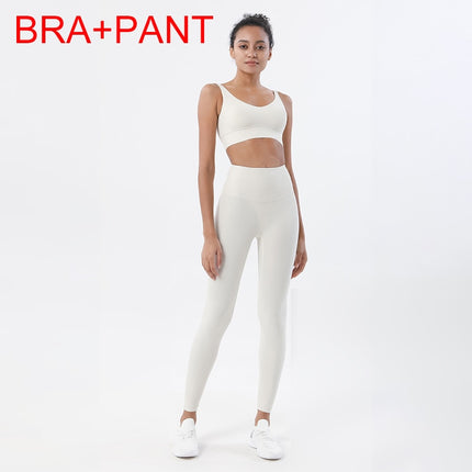 Conjunto de 2 piezas de yoga deportivo Soisu