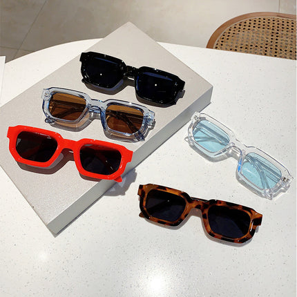 Gafas de sol cuadradas retro con protección UV