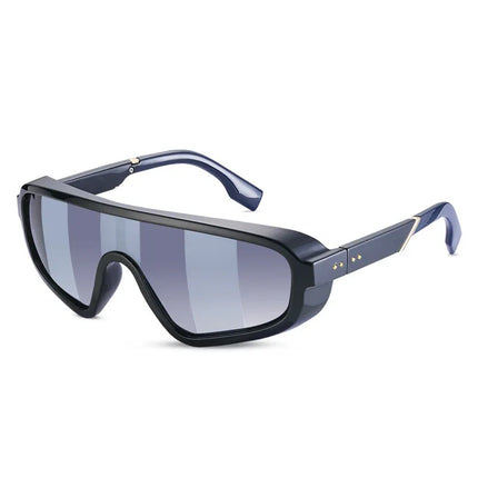Gafas de Sol Envolventes de Mujer  Steampunk UV400 Color Negro
