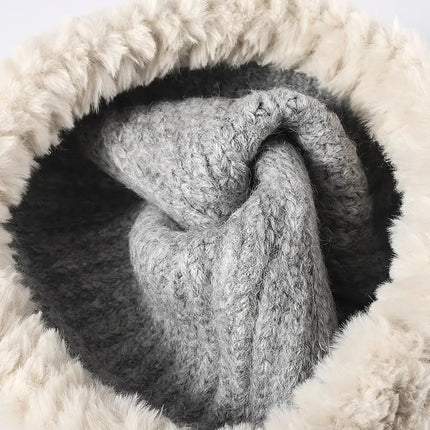 Gorro de punto con dobladillo difuso - tugranalmacen.com