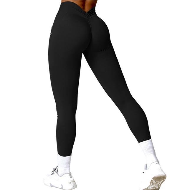 Pantalones de yoga cintura alta secado rápido en varios colores
