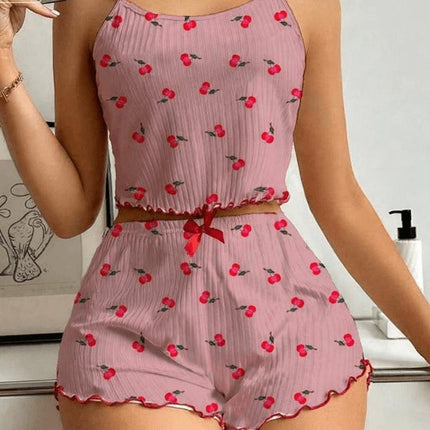 Conjunto pijama de dos piezas para mujer