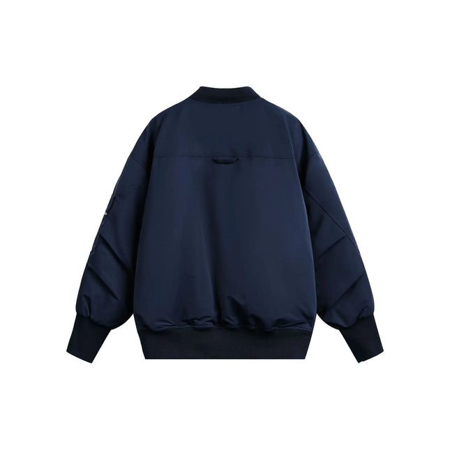 Bomber Azul Marino con Plumon de Pato - Chaqueta Invierno Hombre