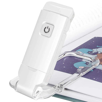Mini luz de lectura portátil con clip plegable y protección ocular USB - tugranalmacen.com