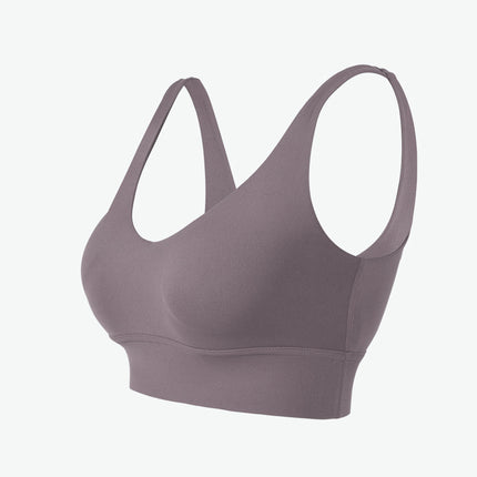Sujetador deportivo sin aros para mujer, ideal para alto impacto