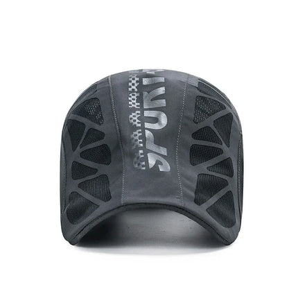 Gorra de verano con letras para hombre, transpirable, de malla, de secado rápido, con protección solar para exteriores. - tugranalmacen.com