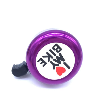 Bicycle Mountain Bike Bell New Aluminum Car Bell I Love My Bike Mini Bell Love Bell - tugranalmacen.com