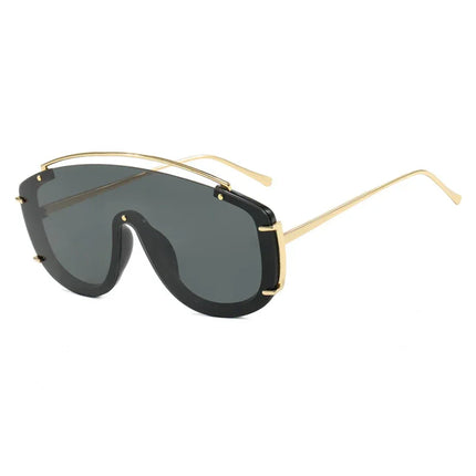 Gafas de sol modernas de una sola pieza con montura grande - tugranalmacen.com