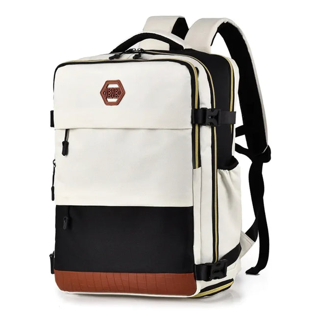 Mochila Polo-Videng multibolsillos con diseño en bloques de color