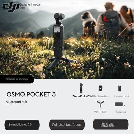 Cámara compacta con estabilizador de mano DJI Osmo Pocket 3