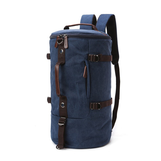 Mochila de lona para hombre, ideal para viajes y senderismo
