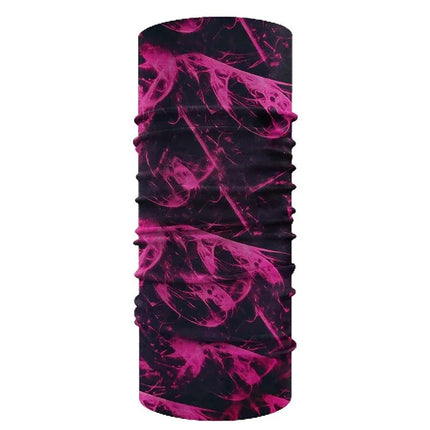 Bandana Multifuncional - Proteccion UV Deportiva Burdeos-Rojo