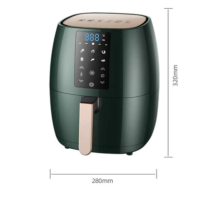 Freidora de Aire Smart Touch, automática, capacidad 5.5L. - tugranalmacen.com