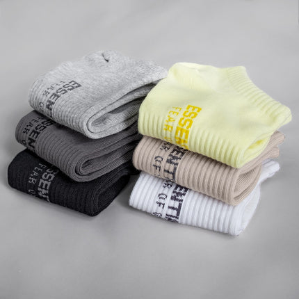 Calcetines deportivos unisex de algodón estilo Fear of God