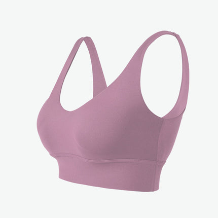 Sujetador deportivo sin aros para mujer, ideal para alto impacto
