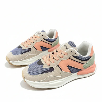 Zapatillas casuales de mujer con suela Flex en color neutro