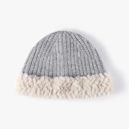 Gorro de punto con dobladillo difuso - tugranalmacen.com