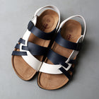 Sandalias de hombre de verano con suela de corcho antideslizante