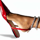 Sandalias planas de mujer en color beige