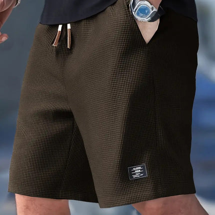 Pantalones cortos deportivos de poliéster para hombre, perfectos para viajes