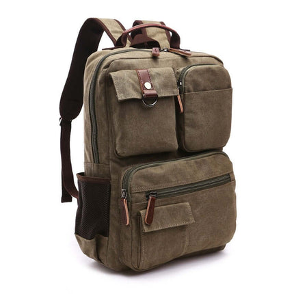 Mochila de lona encerada