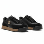 Zapatillas streetwear retro marrón y negro para hombre