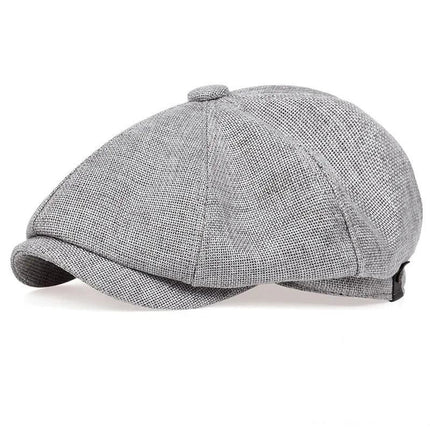 Gorra boina de 8 paneles de estilo irlandés/vintage para hombre