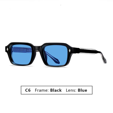 Gafas de sol unisex cuadradas con protección UV