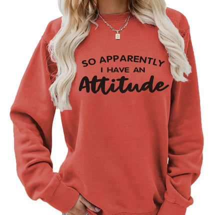 Sudadera de terciopelo con cuello redondo ATTITUDE Rosa - tugranalmacen.com