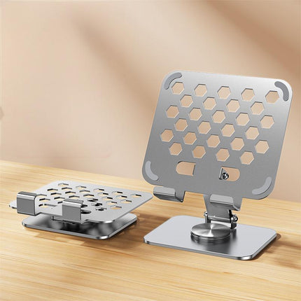 Soporte plegable universal para tabletas y smartphones con giro 360°