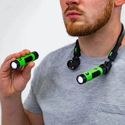 Luz LED para cuello, recargable por USB, ajustable 120 grados. - tugranalmacen.com
