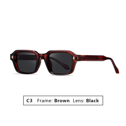 Gafas de sol unisex cuadradas con protección UV