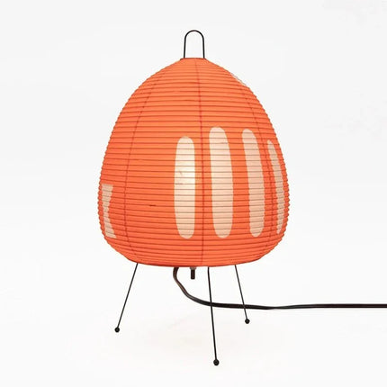 Lámpara de mesa de papel de arroz retro japonesa estilo wabi sabi - tugranalmacen.com