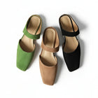 Chanclas planas retro Müller en color variado