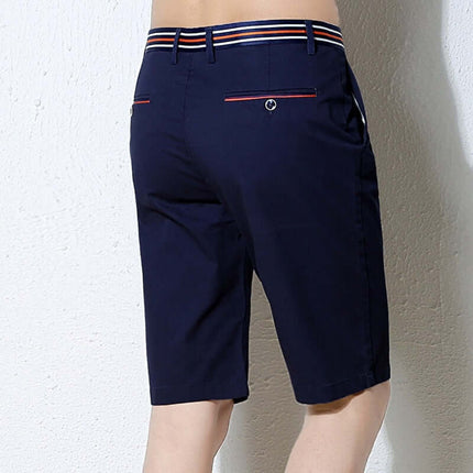 Pantalones cortos casuales de hombre Rilltoss con tejido elástico y antiestático color negro
