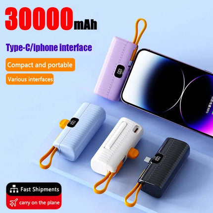Powerbank mini de 30000mAh negro
