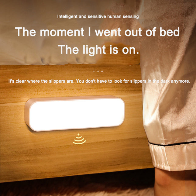 Luz nocturna LED con sensor de movimiento y control por voz