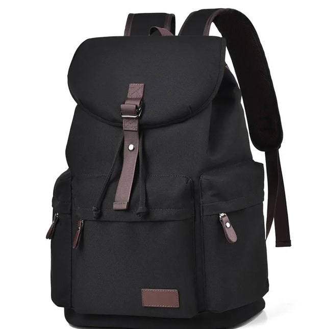 Mochila de lona M-4 con correa ajustable y múltiples bolsillos - tugranalmacen.com
