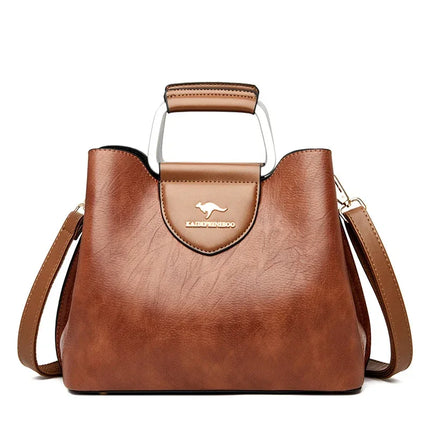 Cross shoulder bag women's handbag women's bucket bag - tugranalmacen.com