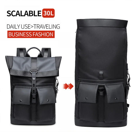New BANGE Backpack Men's Casual Business Backpack Travel Large Capacity Backpack Student Schoolbag Backpack - tugranalmacen.com