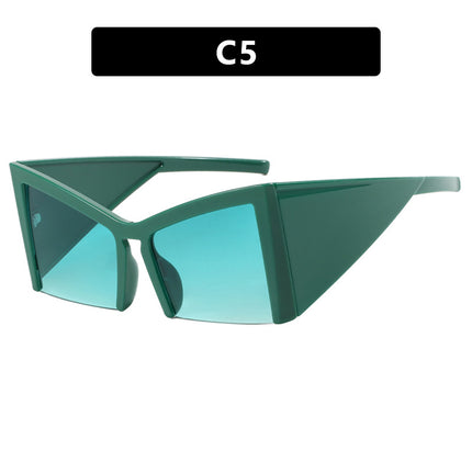 Gafas de sol modernas de media montura para eventos y fiestas