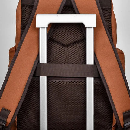 Mochila de lona M-4 con correa ajustable y múltiples bolsillos - tugranalmacen.com