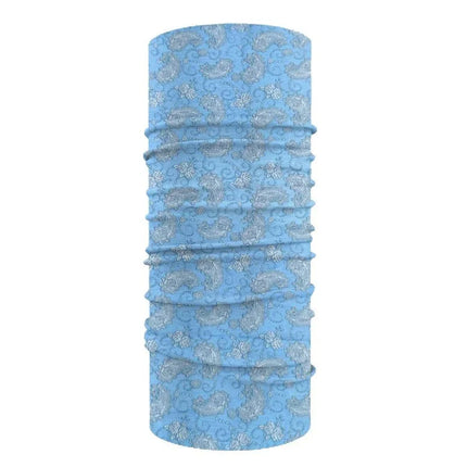 Bandana Multifuncional - Proteccion UV Deportiva Azul-Cielo